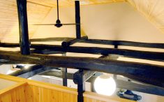 リフォーム後のロフトから見た天井