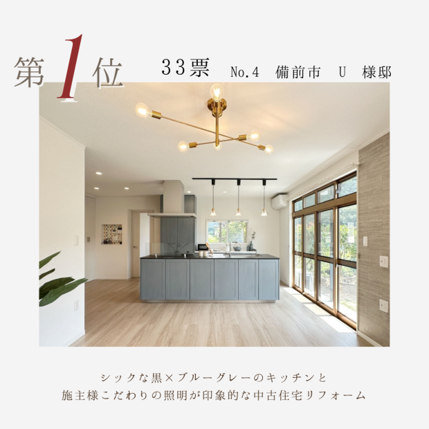施工例コンテスト結果発表　1位