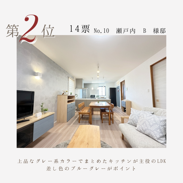 施工例コンテスト結果発表　2位