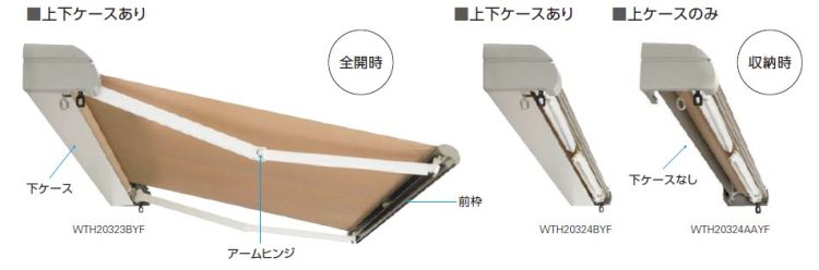 YKKapのオーニング　カタログより