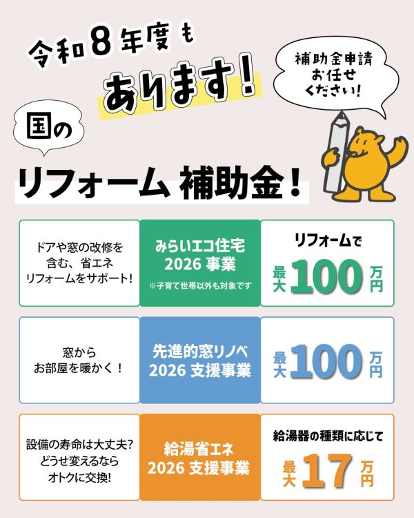 住宅省エネ2026キャンペーン リフォーム補助金最大金額